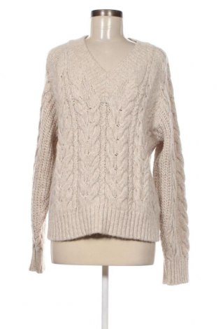 Дамски пуловер Guido Maria Kretschmer for About You, Размер XS, Цвят Бежов, Цена 17,40 лв.