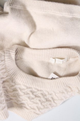 Дамски пуловер H&M, Размер M, Цвят Екрю, Цена 13,05 лв.