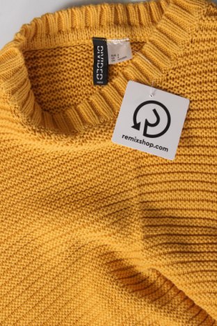 Дамски пуловер H&M Divided, Размер S, Цвят Жълт, Цена 5,22 лв.