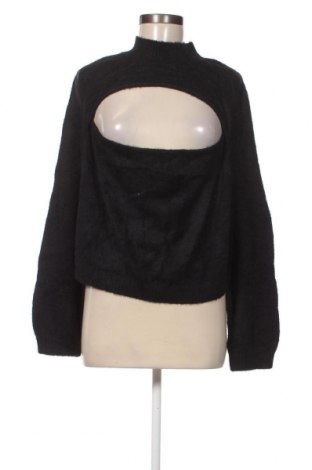 Дамски пуловер H&M Divided, Размер XL, Цвят Черен, Цена 8,70 лв.