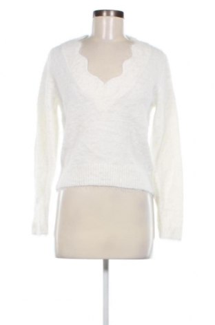Дамски пуловер H&M Divided, Размер XS, Цвят Бял, Цена 6,67 лв.