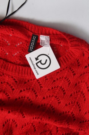 Γυναικείο πουλόβερ H&M Divided, Μέγεθος M, Χρώμα Κόκκινο, Τιμή 7,12 €