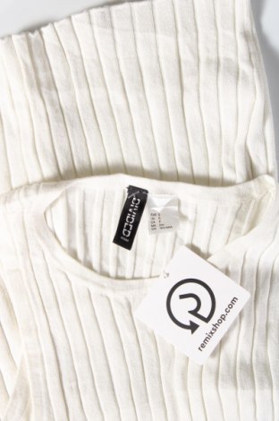 Γυναικείο πουλόβερ H&M Divided, Μέγεθος S, Χρώμα Λευκό, Τιμή 3,95 €