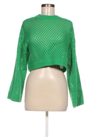 Дамски пуловер H&M Divided, Размер S, Цвят Зелен, Цена 7,83 лв.