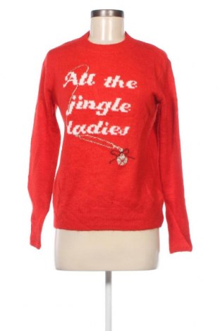 Дамски пуловер H&M L.O.G.G., Размер S, Цвят Червен, Цена 13,05 лв.