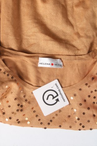 Γυναικείο πουλόβερ Helena Vera, Μέγεθος L, Χρώμα  Μπέζ, Τιμή 8,07 €