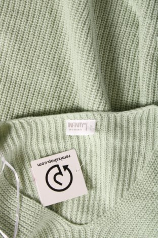 Damski sweter Infinity Woman, Rozmiar L, Kolor Zielony, Cena 32,47 zł