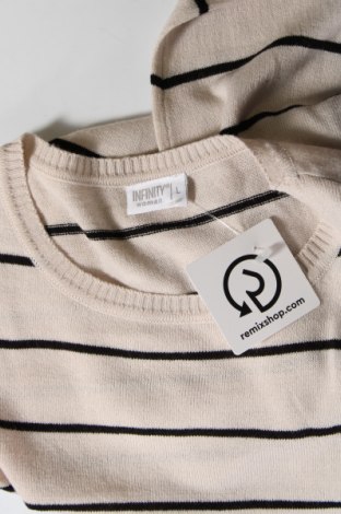 Γυναικείο πουλόβερ Infinity Woman, Μέγεθος L, Χρώμα  Μπέζ, Τιμή 7,18 €