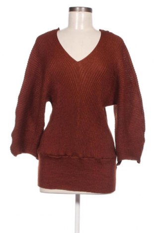 Дамски пуловер Jean Pascale, Размер L, Цвят Кафяв, Цена 8,41 лв.