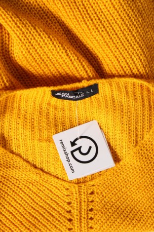 Дамски пуловер Jean Pascale, Размер L, Цвят Жълт, Цена 28,00 лв.
