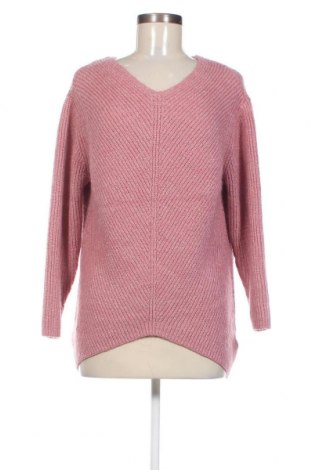 Дамски пуловер Jean Pascale, Размер L, Цвят Розов, Цена 13,05 лв.