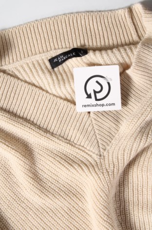 Дамски пуловер Jean Pascale, Размер L, Цвят Бежов, Цена 6,09 лв.