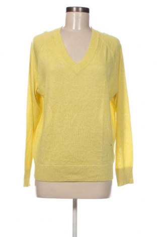 Дамски пуловер Jeff, Размер L, Цвят Жълт, Цена 35,64 лв.
