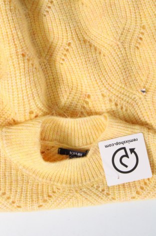 Дамски пуловер Kiabi, Размер S, Цвят Жълт, Цена 7,54 лв.