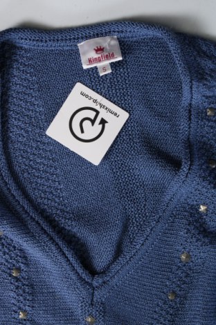 Дамски пуловер Kingfield, Размер S, Цвят Син, Цена 6,67 лв.