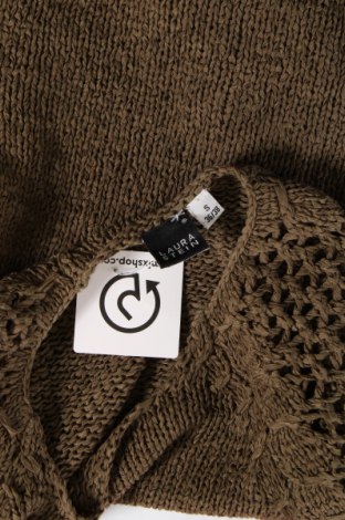 Дамски пуловер Laura Stein, Размер S, Цвят Зелен, Цена 4,35 лв.