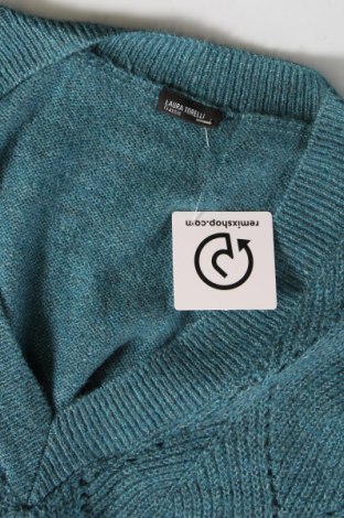 Γυναικείο πουλόβερ Laura Torelli, Μέγεθος L, Χρώμα Μπλέ, Τιμή 5,92 €