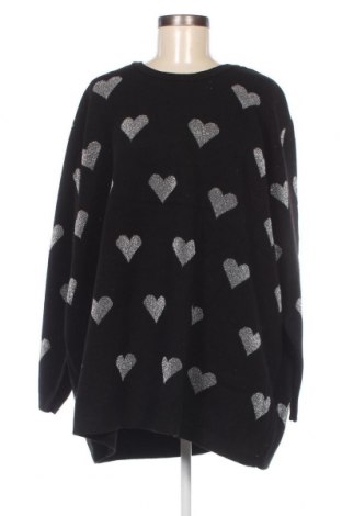 Γυναικείο πουλόβερ Laura Torelli, Μέγεθος 4XL, Χρώμα Μαύρο, Τιμή 17,94 €