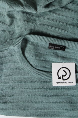 Γυναικείο πουλόβερ Laura Torelli, Μέγεθος XL, Χρώμα Πράσινο, Τιμή 9,15 €