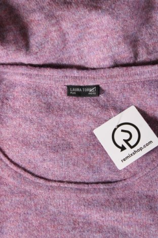 Дамски пуловер Laura Torelli, Размер XL, Цвят Лилав, Цена 9,57 лв.