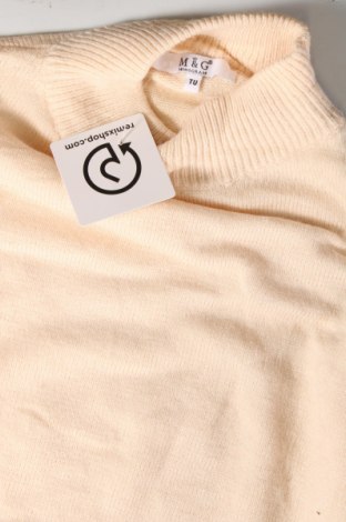 Γυναικείο πουλόβερ M & G, Μέγεθος M, Χρώμα Εκρού, Τιμή 4,29 €