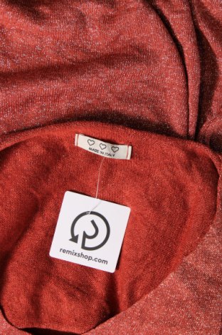 Дамски пуловер Made In Italy, Размер L, Цвят Кафяв, Цена 13,05 лв.