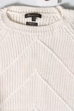 Дамски пуловер Massimo Dutti, Размер S, Цвят Бял, Цена 44,00 лв.