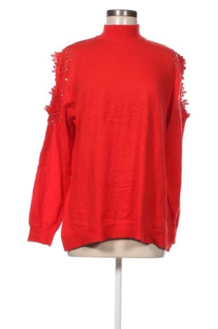 Γυναικείο πουλόβερ Mocca, Μέγεθος XL, Χρώμα Κόκκινο, Τιμή 10,23 €