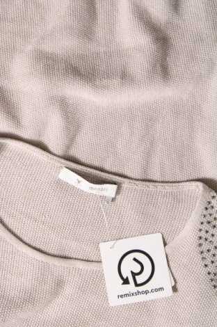 Дамски пуловер Monari, Размер L, Цвят Сив, Цена 44,00 лв.