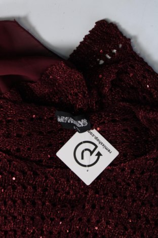 Γυναικείο πουλόβερ My Hailys, Μέγεθος S, Χρώμα Κόκκινο, Τιμή 6,68 €
