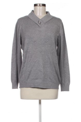 Дамски пуловер New Fashion, Размер L, Цвят Сив, Цена 13,05 лв.