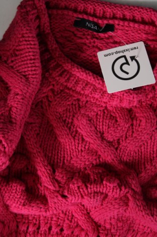 Дамски пуловер Nisan, Размер M, Цвят Розов, Цена 10,76 лв.