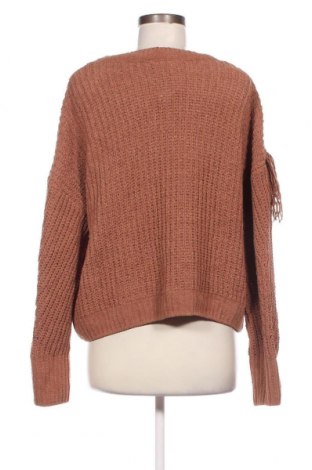 Дамски пуловер No Boundaries, Размер XL, Цвят Кафяв, Цена 14,79 лв.