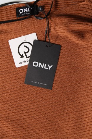 Дамски пуловер ONLY, Размер M, Цвят Кафяв, Цена 22,14 лв.