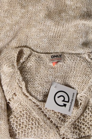 Дамски пуловер ONLY, Размер S, Цвят Бежов, Цена 9,00 лв.
