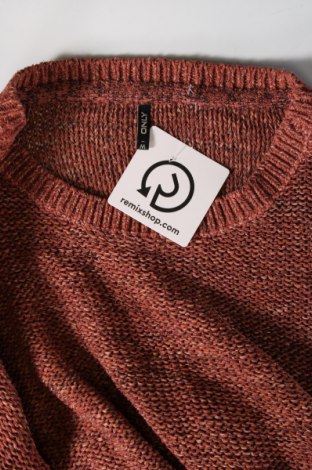Дамски пуловер ONLY, Размер M, Цвят Кафяв, Цена 8,80 лв.