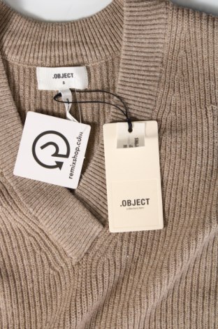 Γυναικείο πουλόβερ Object, Μέγεθος S, Χρώμα  Μπέζ, Τιμή 18,84 €