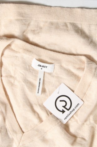 Γυναικείο πουλόβερ Object, Μέγεθος M, Χρώμα  Μπέζ, Τιμή 5,38 €