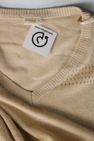 Γυναικείο πουλόβερ Okay, Μέγεθος L, Χρώμα Χρυσαφί, Τιμή 17,94 €