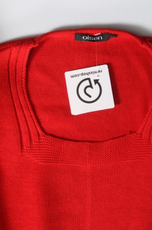 Дамски пуловер Olsen, Размер L, Цвят Червен, Цена 8,41 лв.