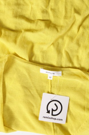 Дамски пуловер Opus, Размер L, Цвят Жълт, Цена 31,68 лв.