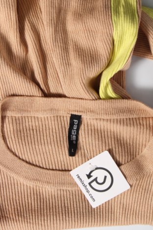 Γυναικείο πουλόβερ Page One, Μέγεθος L, Χρώμα  Μπέζ, Τιμή 3,77 €