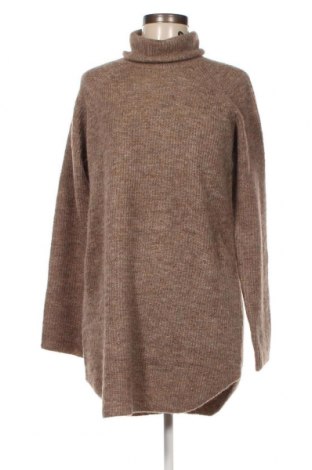 Дамски пуловер Pieces, Размер M, Цвят Кафяв, Цена 24,30 лв.