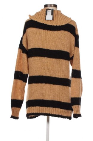 Дамски пуловер Pieces, Размер S, Цвят Кафяв, Цена 24,30 лв.