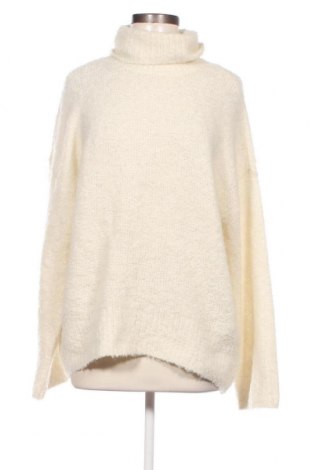 Γυναικείο πουλόβερ Pieces, Μέγεθος L, Χρώμα Εκρού, Τιμή 12,53 €