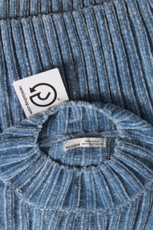 Дамски пуловер Pull&Bear, Размер M, Цвят Син, Цена 13,05 лв.