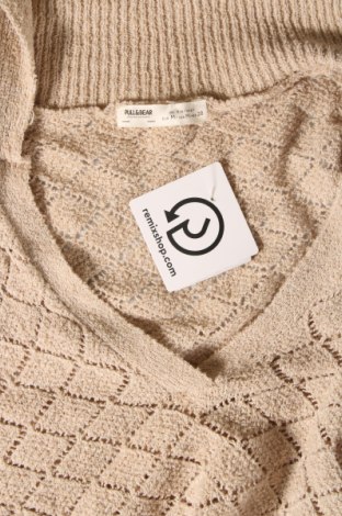 Дамски пуловер Pull&Bear, Размер M, Цвят Бежов, Цена 8,99 лв.