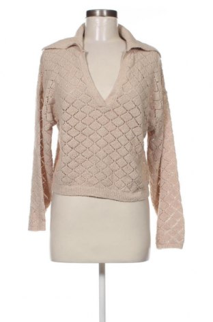 Γυναικείο πουλόβερ Pull&Bear, Μέγεθος M, Χρώμα  Μπέζ, Τιμή 5,56 €