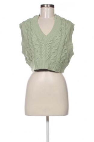 Γυναικείο πουλόβερ Pull&Bear, Μέγεθος S, Χρώμα Πράσινο, Τιμή 17,94 €