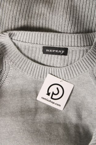 Γυναικείο πουλόβερ Repeat, Μέγεθος L, Χρώμα Γκρί, Τιμή 10,52 €